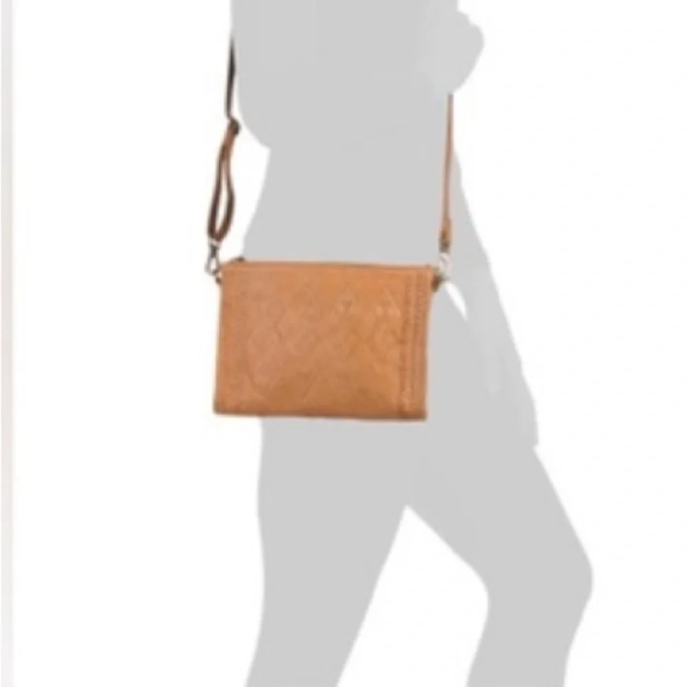 🆕 DAY & MOOD LEATHER DAYPENNY CROSSBODY-X in Desert Sand - Picture 6 of 8